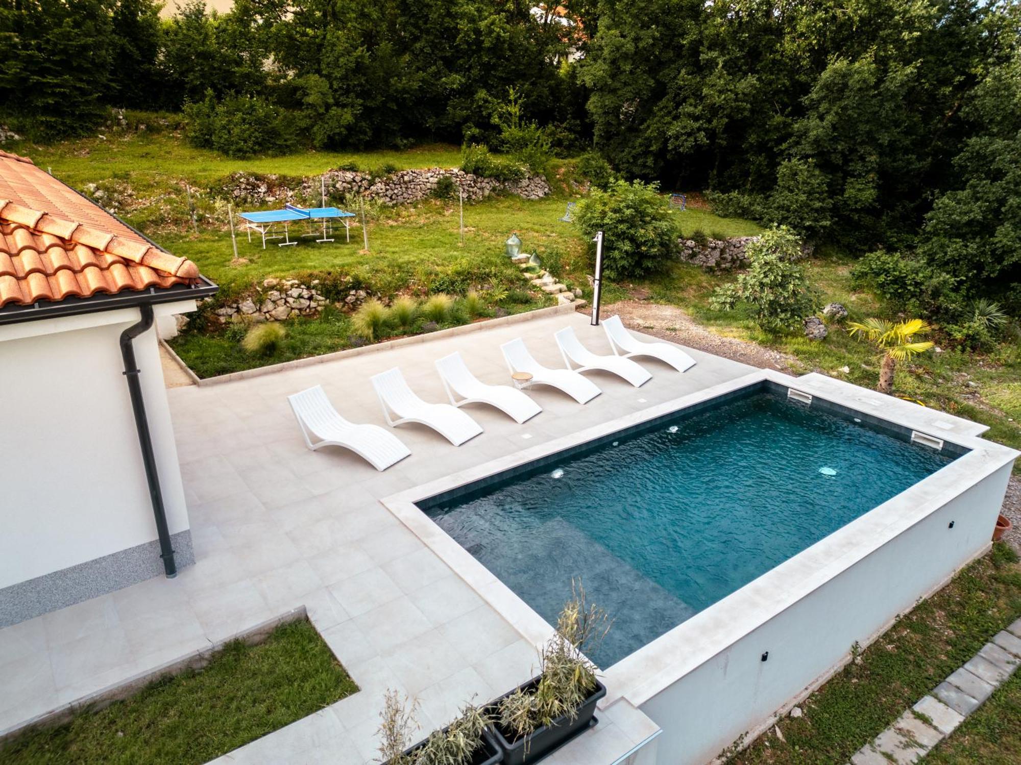 Mare&monti In Opatija, Pool, Ev Station, Sea View, Bbq Vila *