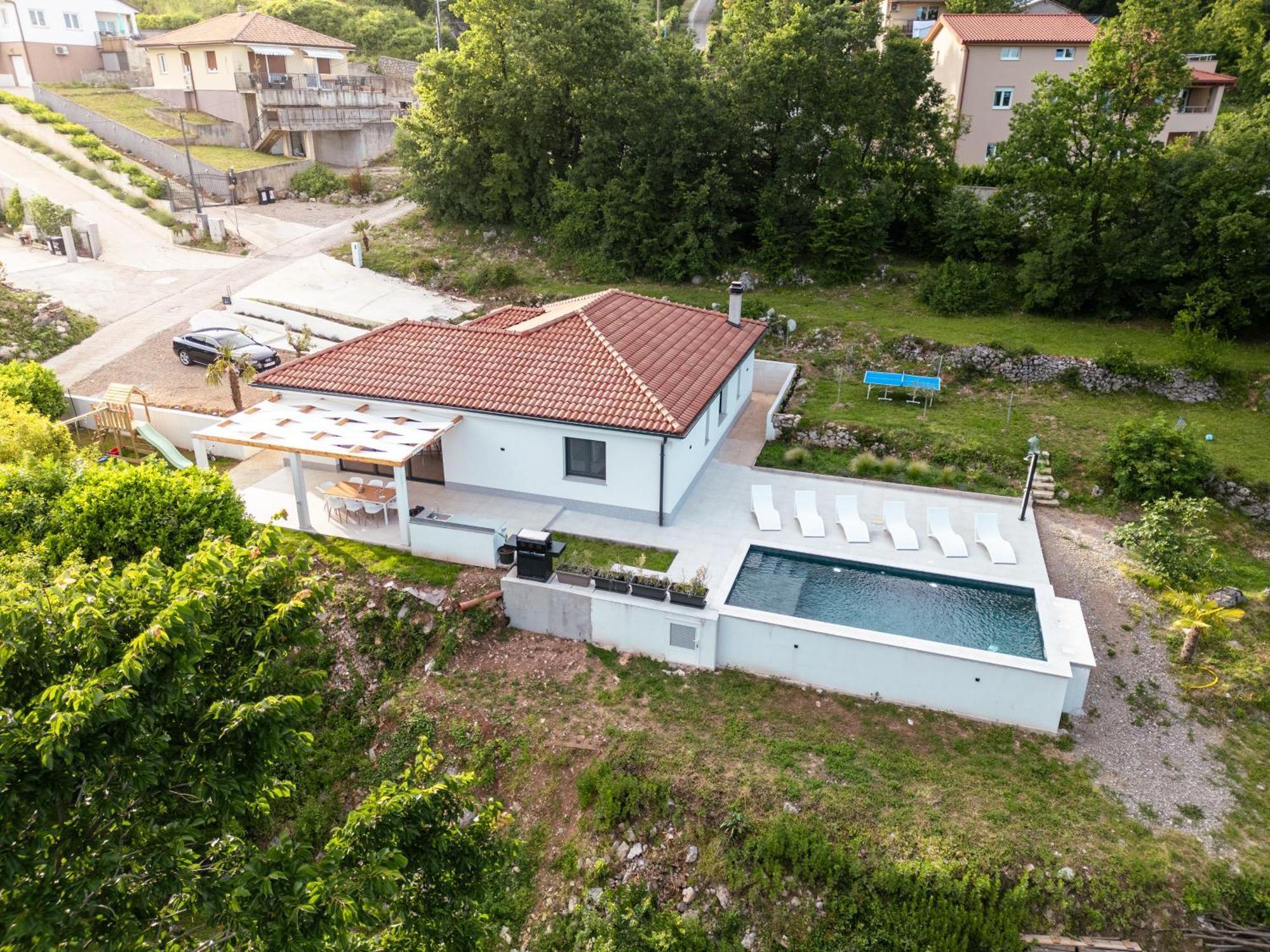 Villa Mare&monti In Opatija, Pool, Ev Station, Sea View, Bbq *