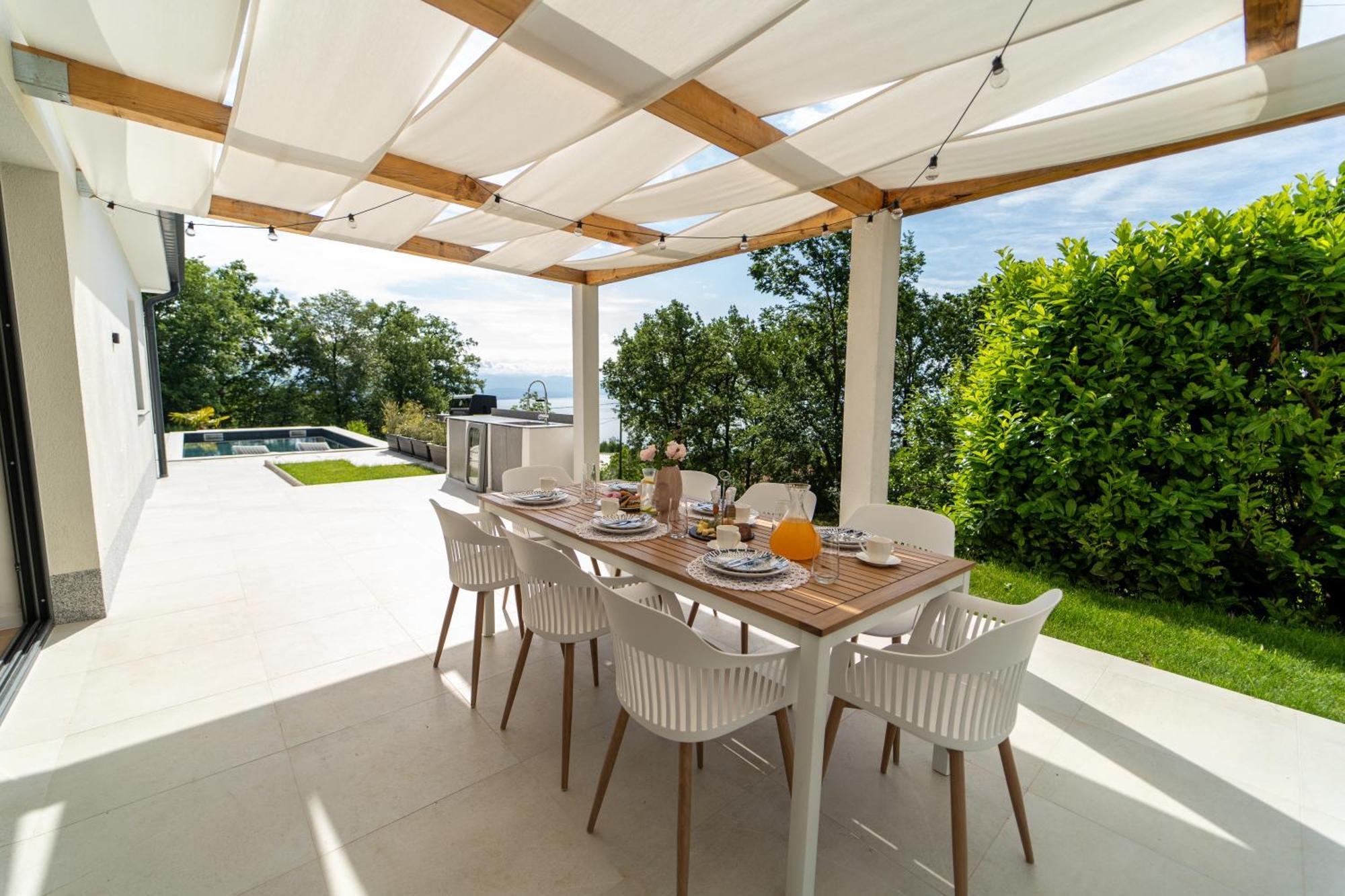 Mare&monti In Opatija, Pool, Ev Station, Sea View, Bbq Opatija
