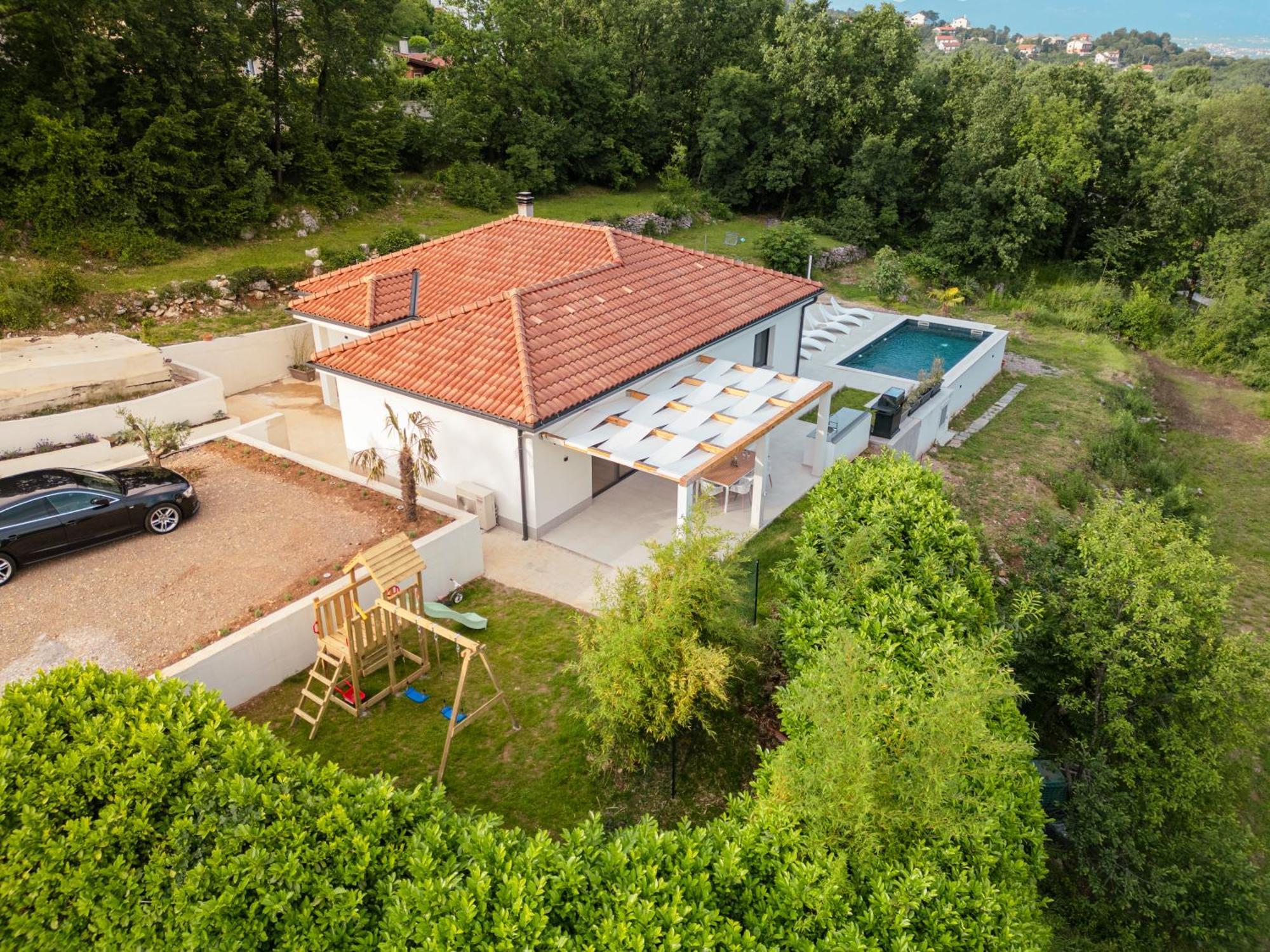 Villa Mare&monti In Opatija, Pool, Ev Station, Sea View, Bbq