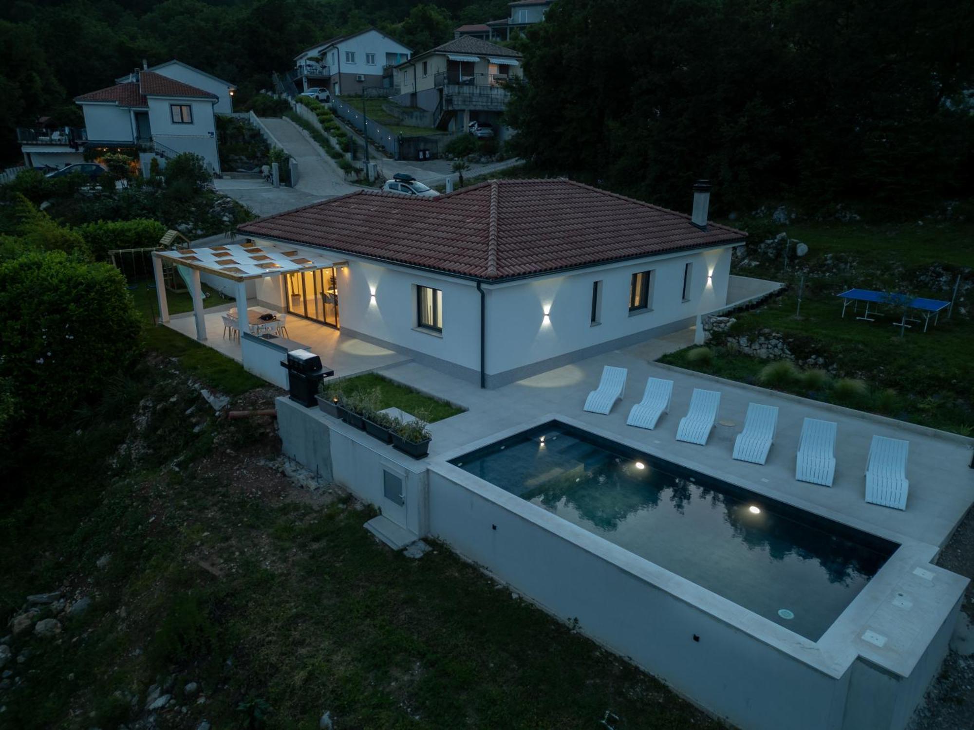 Mare&monti In Opatija, Pool, Ev Station, Sea View, Bbq